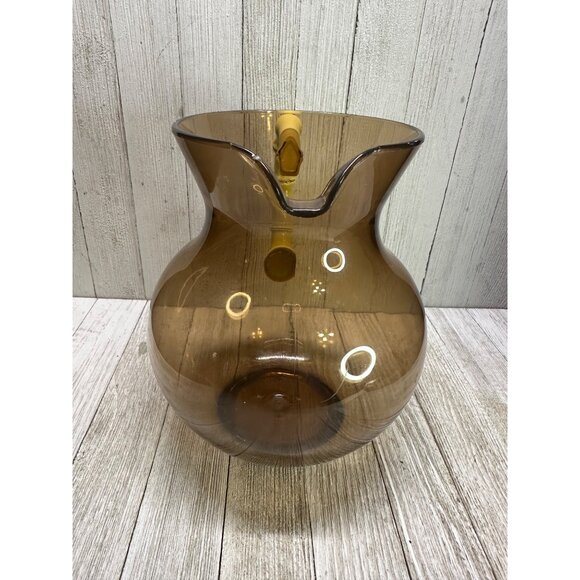 Vtg Tiki Bar Wine Glasses and Pitcher Acrylic Tree Bamboo Stem Cocktail Set 5 - Picture 5 of 13